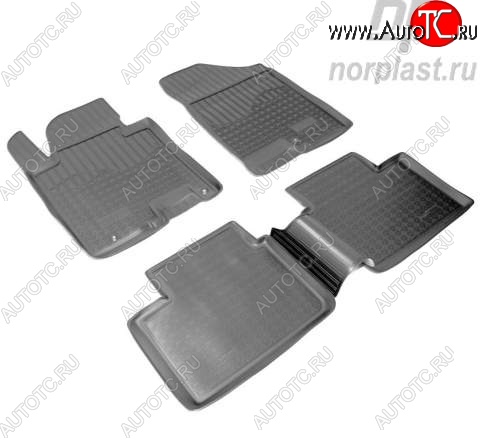 2 349 р. Коврики салонные литьевые Norplast  KIA Ceed  1 ED (2010-2012) рестайлинг, хэтчбэк 5 дв.  с доставкой в г. Пермь