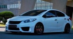 18 999 р. Передний бампер Drive KIA Cerato 3 YD дорестайлинг седан (2013-2016) (Неокрашенный)  с доставкой в г. Пермь. Увеличить фотографию 2