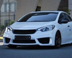Передний бампер Drive KIA Cerato  3 YD (2013-2016) дорестайлинг седан
