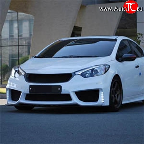 18 999 р. Передний бампер Drive KIA Cerato 3 YD дорестайлинг седан (2013-2016) (Неокрашенный)  с доставкой в г. Пермь