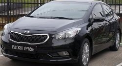 1 029 р. Реснички на фары RA KIA Cerato 3 YD дорестайлинг седан (2013-2016) (Неокрашенные)  с доставкой в г. Пермь. Увеличить фотографию 4
