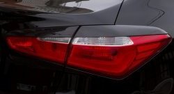 1 039 р. Реснички на фонари RA KIA Cerato 3 YD дорестайлинг седан (2013-2016) (Неокрашенные)  с доставкой в г. Пермь. Увеличить фотографию 4