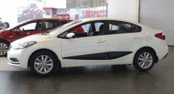 3 599 р. Молдинги RA (широкие, комплект на 4 двери) KIA Cerato 4 BD дорестайлинг седан (2018-2021) (Поверхность глянец (под окраску), Неокрашенные)  с доставкой в г. Пермь. Увеличить фотографию 5
