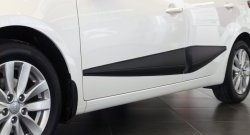 3 599 р. Молдинги RA (широкие, комплект на 4 двери) KIA Cerato 4 BD дорестайлинг седан (2018-2021) (Поверхность глянец (под окраску), Неокрашенные)  с доставкой в г. Пермь. Увеличить фотографию 6