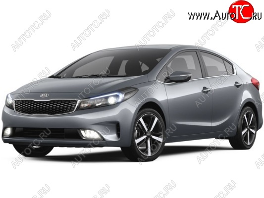 3 999 р. Передний бампер JORDEN KIA Cerato 3 YD рестайлинг седан (2016-2019) (Неокрашенный)  с доставкой в г. Пермь