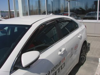 Дефлектора окон SIM KIA Cerato 4 BD дорестайлинг седан (2018-2021)