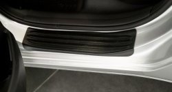 1 699 р. Накладки на порожки автомобиля RA KIA Cerato 4 BD дорестайлинг седан (2018-2021)  с доставкой в г. Пермь. Увеличить фотографию 2
