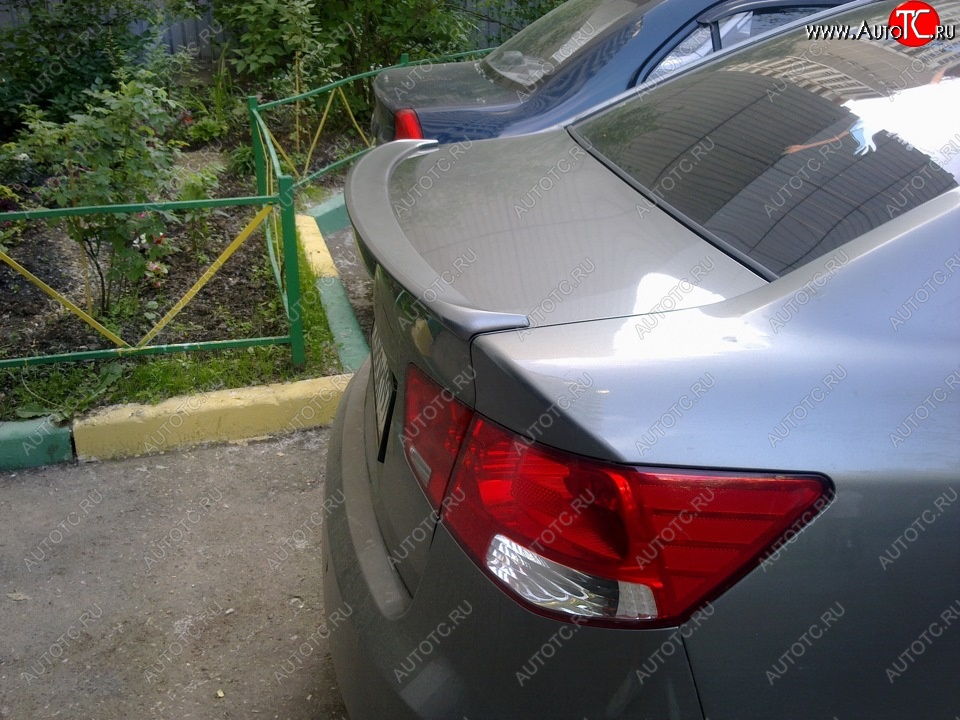 3 399 р. Лип спойлер АВТОКРАТ KIA Cerato 2 TD седан (2008-2013) (Неокрашенный)  с доставкой в г. Пермь