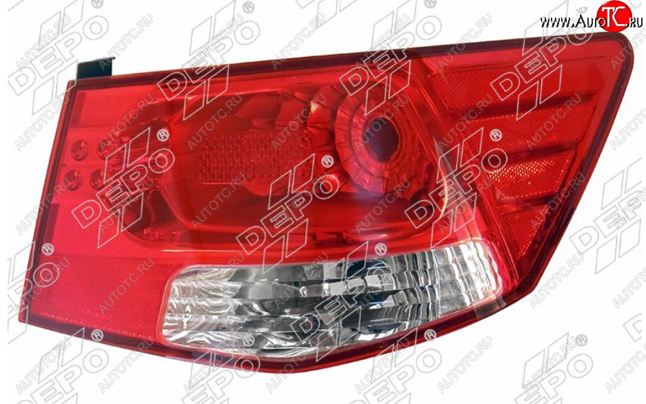 7 449 р. Правый фонарь задний DEPO KIA Cerato 2 TD седан (2008-2013)  с доставкой в г. Пермь