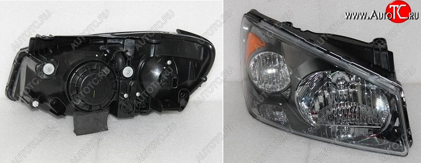 2 549 р. Фара BRIGHTROAD (под мех. корректор правая) KIA Cerato 1 LD седан дорестайлинг (2003-2007)  с доставкой в г. Пермь