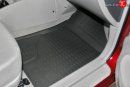 2 479 р. Коврики в салон (полиуретан) Element KIA Cerato 1 LD седан дорестайлинг (2003-2007) (Черные)  с доставкой в г. Пермь. Увеличить фотографию 4
