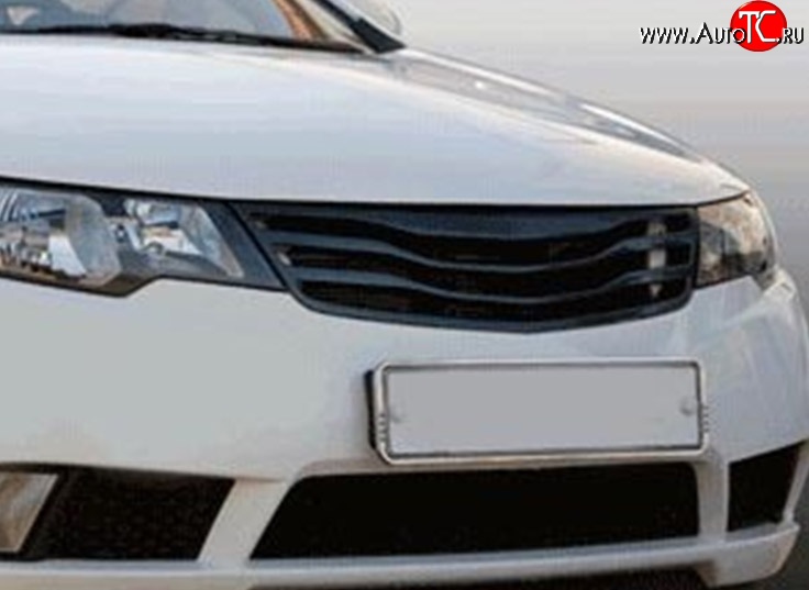 1 849 р. Решётка радиатора M-VRS KIA Cerato 2 TD седан (2008-2013) (Неокрашенная)  с доставкой в г. Пермь