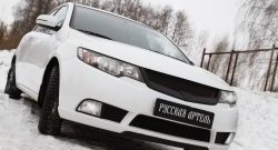 4 199 р. Решётка радиатора (Forte) RA  KIA Cerato  2 TD (2008-2013) седан (Поверхность глянец (под окраску), Неокрашенная)  с доставкой в г. Пермь. Увеличить фотографию 2