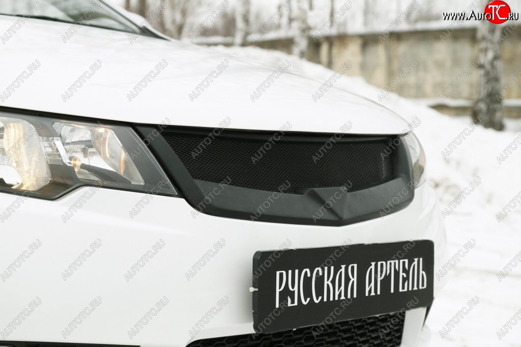 4 199 р. Решётка радиатора (Forte) RA  KIA Cerato  2 TD (2008-2013) седан (Поверхность глянец (под окраску), Неокрашенная)  с доставкой в г. Пермь
