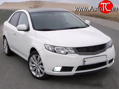 5 099 р. Решётка радиатора RoadRuns KIA Cerato 2 TD седан (2008-2013) (Неокрашенная)  с доставкой в г. Пермь