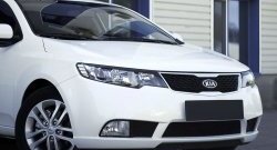 919 р. Реснички RA на фары KIA Cerato 2 TD седан (2008-2013) (Неокрашенные)  с доставкой в г. Пермь. Увеличить фотографию 2