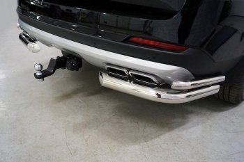 Фаркоп (тягово-сцепное устройство) TCC KIA Mohave  HM2 (2019-2022) (Оцинкованный, шар E)