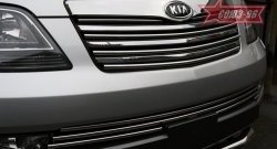 Декоративные элементы решетки радиатора Souz-96 (d16) KIA Mohave  HM (2008-2017) дорестайлинг