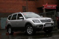 17 909 р. Защита переднего бампера Souz-96 (d76)  KIA Mohave  HM (2008-2017) дорестайлинг  с доставкой в г. Пермь. Увеличить фотографию 2