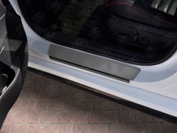 1 889 р. Пороги накладки Russtal KIA Optima 4 JF дорестайлинг седан (2016-2018) (Нержавейка полированная)  с доставкой в г. Пермь. Увеличить фотографию 2