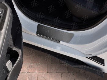 1 889 р. Пороги накладки Russtal KIA Optima 4 JF дорестайлинг седан (2016-2018) (Нержавейка полированная)  с доставкой в г. Пермь. Увеличить фотографию 3