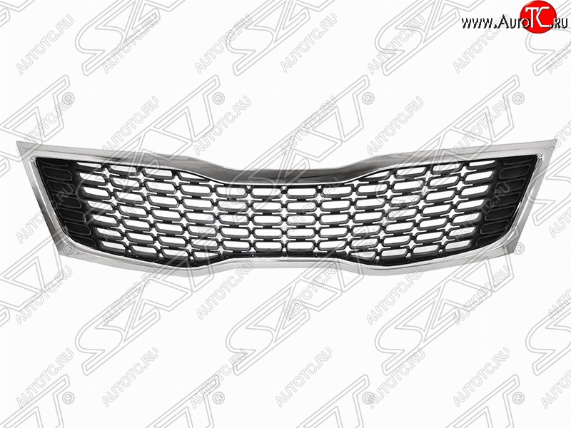 3 399 р. Решетка радиатора SAT (хром) KIA Optima 3 TF (2013-2016) рестайлинг седан (Неокрашенная) с доставкой в г. Пермь Увеличить фотографию 1 3 399 р. Решетка радиатора SAT (хром) KIA Optima 3 TF (2013-2016) рестайлинг седан (Неокрашенная) с доставкой в г. Пермь