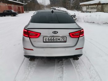 3 399 р. Лип спойлер АВТОКРАТ KIA Optima 3 TF дорестайлинг седан (2010-2013) (Неокрашенный)  с доставкой в г. Пермь. Увеличить фотографию 4