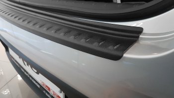 1 039 р. Защитная накладка заднего бампера Petroil Tuning  KIA Rio  3 QB (2015-2017) рестайлинг седан  с доставкой в г. Пермь. Увеличить фотографию 5