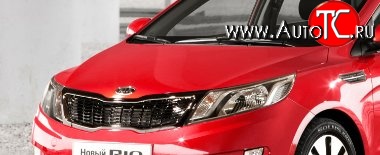 10 599 р. Капот Стандартный KIA Rio 3 QB хэтчбек 5 дв. рестайлинг (2015-2017) (Окрашенный)  с доставкой в г. Пермь