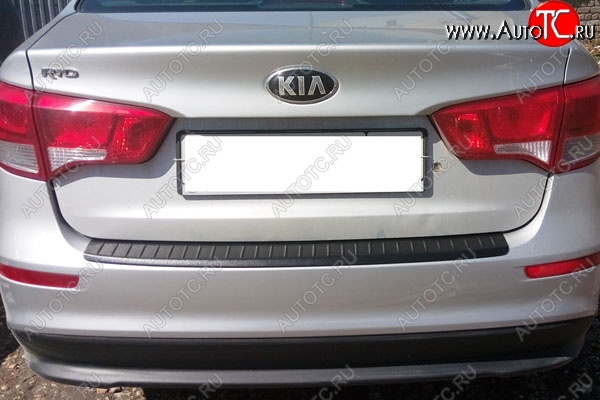 679 р. Защитная накладка заднего бампера Тюн-Авто  KIA Rio  3 QB (2015-2017) рестайлинг седан  с доставкой в г. Пермь