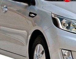 Переднее правое крыло Стандартное KIA Rio 3 QB дорестайлинг седан (2011-2015) (Окрашенное)