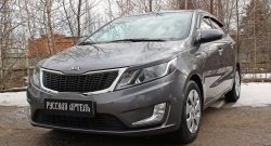 999 р. Реснички на фары RA KIA Rio 3 QB хэтчбек 5 дв. дорестайлинг (2011-2015) (Неокрашенные)  с доставкой в г. Пермь. Увеличить фотографию 3
