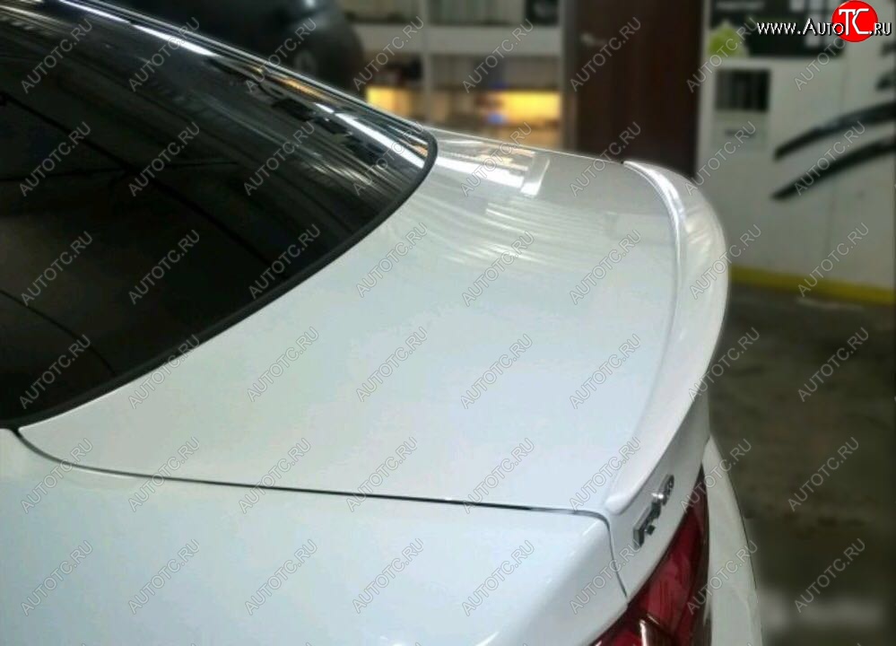 2 799 р. Лип спойлер АВТОКРАТ KIA Rio 3 QB рестайлинг седан (2015-2017) (Неокрашенный)  с доставкой в г. Пермь