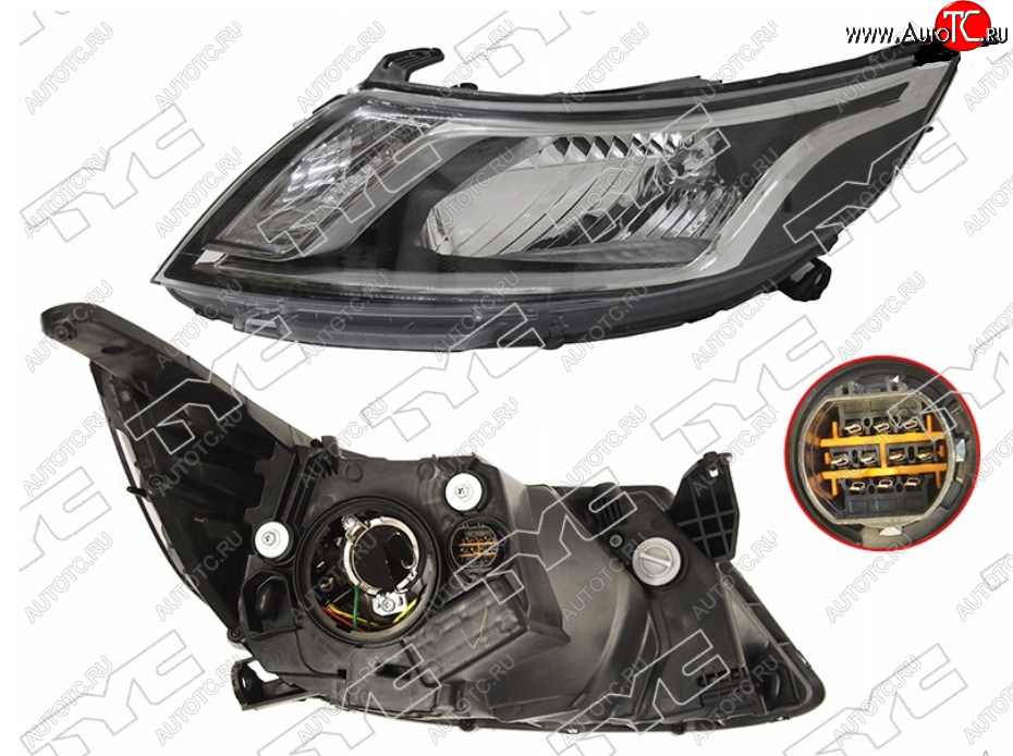 10 899 р. Фара KIA RIO 10-14 LH TYC 20-E368-05-9B, 20e368059b KIA Rio 3 QB хэтчбек 5 дв. дорестайлинг (2011-2015)  с доставкой в г. Пермь