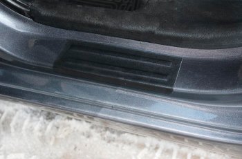 Накладки порожков салона RA KIA Rio 3 QB дорестайлинг седан (2011-2015) (Задние)