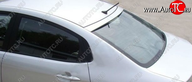 2 799 р. Козырёк на заднее стекло Tuning-Sport  KIA Rio  3 QB (2011-2015) дорестайлинг седан (Неокрашенный)  с доставкой в г. Пермь