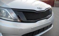 3 639 р. Решётка радиатора Pandora KIA Rio 3 QB хэтчбек 5 дв. дорестайлинг (2011-2015) (Неокрашенная)  с доставкой в г. Пермь. Увеличить фотографию 4
