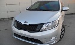 3 639 р. Решётка радиатора Pandora KIA Rio 3 QB хэтчбек 5 дв. дорестайлинг (2011-2015) (Неокрашенная)  с доставкой в г. Пермь. Увеличить фотографию 6