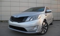 3 639 р. Решётка радиатора Pandora KIA Rio 3 QB хэтчбек 5 дв. дорестайлинг (2011-2015) (Неокрашенная)  с доставкой в г. Пермь. Увеличить фотографию 7
