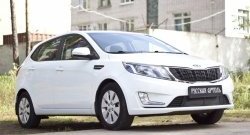 1 799 р. Защитная сетка решетки переднего бампера РА KIA Rio 3 QB хэтчбек 5 дв. дорестайлинг (2011-2015)  с доставкой в г. Пермь. Увеличить фотографию 3