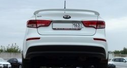 5 799 р. Спойлер BS KIA Rio 3 QB рестайлинг седан (2015-2017) (Неокрашенный)  с доставкой в г. Пермь. Увеличить фотографию 4