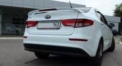 5 799 р. Спойлер BS KIA Rio 3 QB рестайлинг седан (2015-2017) (Неокрашенный)  с доставкой в г. Пермь. Увеличить фотографию 5