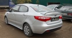 2 549 р. Спойлер LitCompany KIA Rio 3 QB рестайлинг седан (2015-2017) (Неокрашенный)  с доставкой в г. Пермь. Увеличить фотографию 3