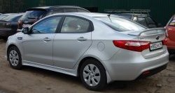 2 549 р. Спойлер LitCompany KIA Rio 3 QB рестайлинг седан (2015-2017) (Неокрашенный)  с доставкой в г. Пермь. Увеличить фотографию 4