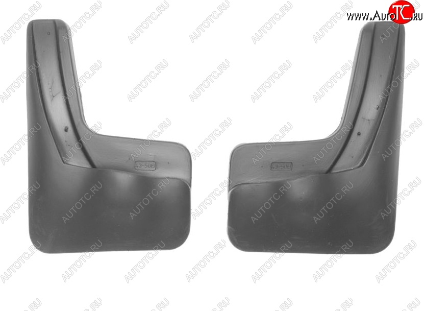 1 099 р. Брызговики задние Norplast  KIA Rio  3 QB (2011-2015) дорестайлинг седан  с доставкой в г. Пермь