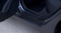 2 449 р. Накладки на порожки автомобиля RA v2  KIA Rio  3 QB (2015-2017) рестайлинг седан  с доставкой в г. Пермь. Увеличить фотографию 5