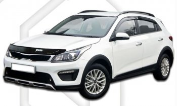 Дефлектор капота CA-Plastic KIA Rio  X-line (2017-2021)