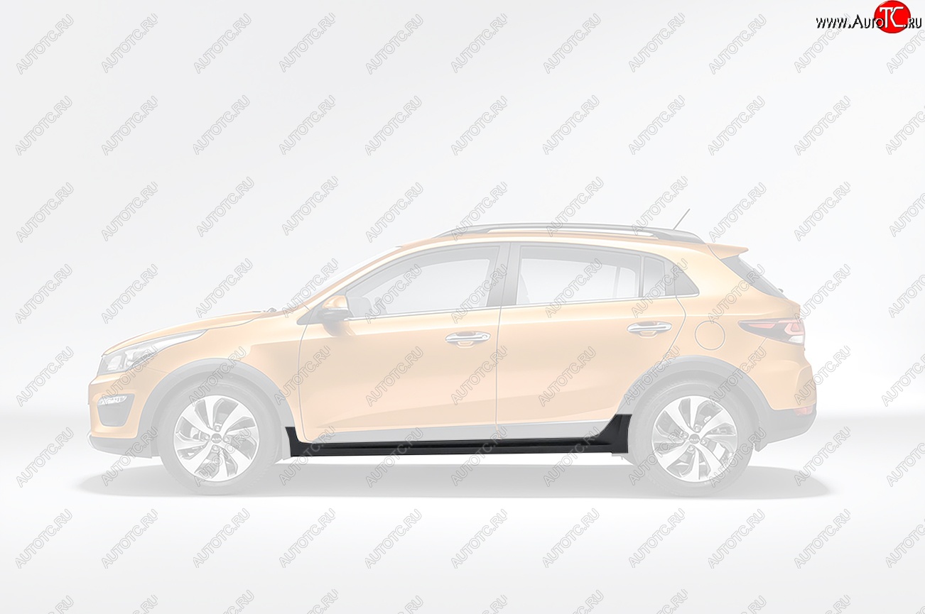 17 299 р. Пластиковый левый порог Оригинал KIA Rio X-line (2017-2021)  с доставкой в г. Пермь