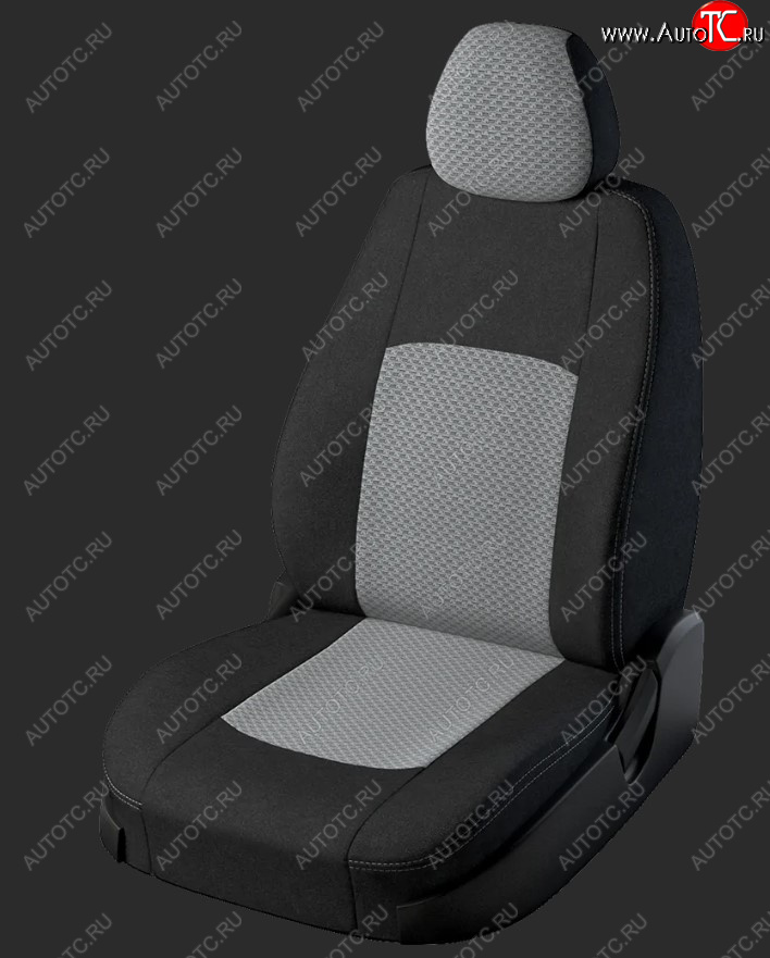 6 599 р. Чехлы для сидений Lord Autofashion Турин (жаккард, спинка 60/40, 3 Г-образных подголовника)  KIA Rio ( 4 FB,  X-line,  4 YB,  X) (2016-2025) дорестайлинг седан, дорестайлинг, хэтчбэк, рестайлинг, рестайлинг седан, рестайлинг, хэтчбэк (Черный, вставка Черный Тропик)  с доставкой в г. Пермь