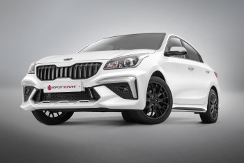 18 799 р. Передний бампер ROTOR  KIA Rio ( 4 FB,  4 YB) (2016-2025) дорестайлинг седан, дорестайлинг, хэтчбэк, рестайлинг седан, рестайлинг, хэтчбэк (Неокрашенный, без накладок ДХО)  с доставкой в г. Пермь. Увеличить фотографию 5